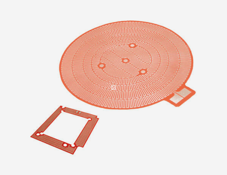 Etched Foil Silicone Rubber Heaters operate in ambient temperatures from -80°F to 500°F.