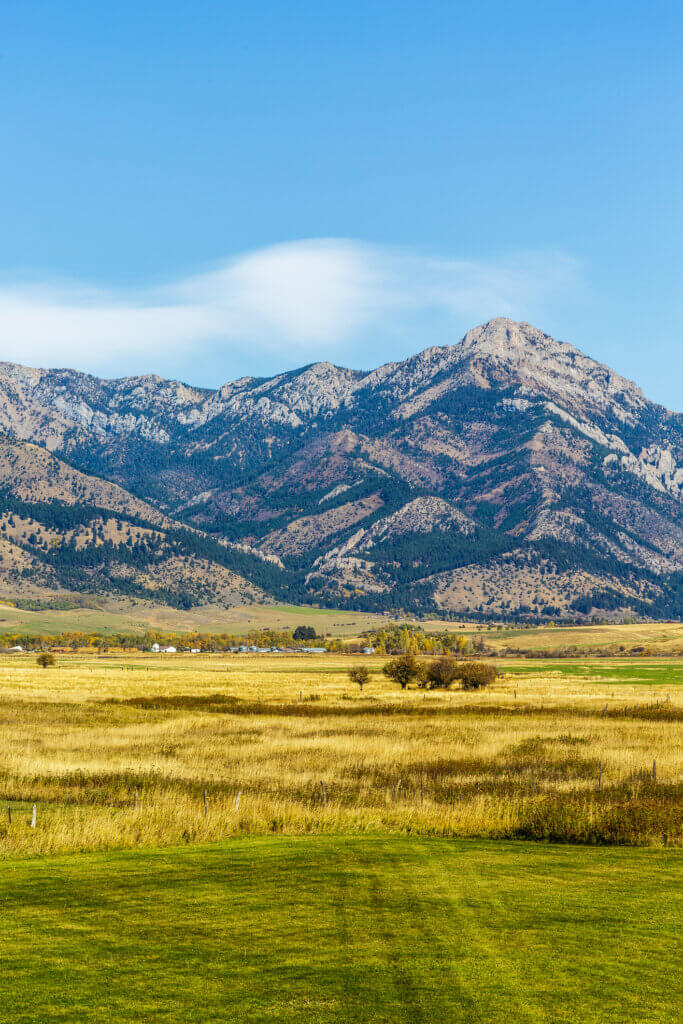 Mountain scene in Montana.