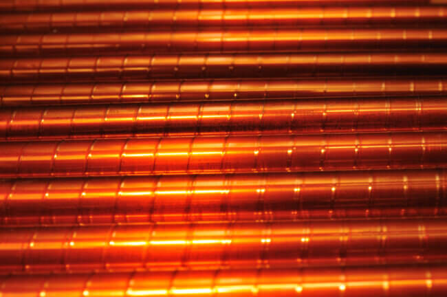 Copper conductors coated with high temperature kapton insulation